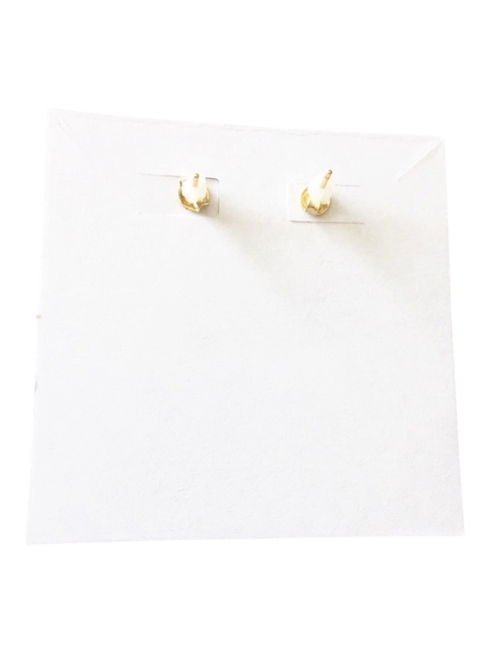 new Pave Cubic Zirconia Hamsa Stud Earrings ❃ 14KT Gold Plated Sterling Silver ❃ - Picture 9 of 16